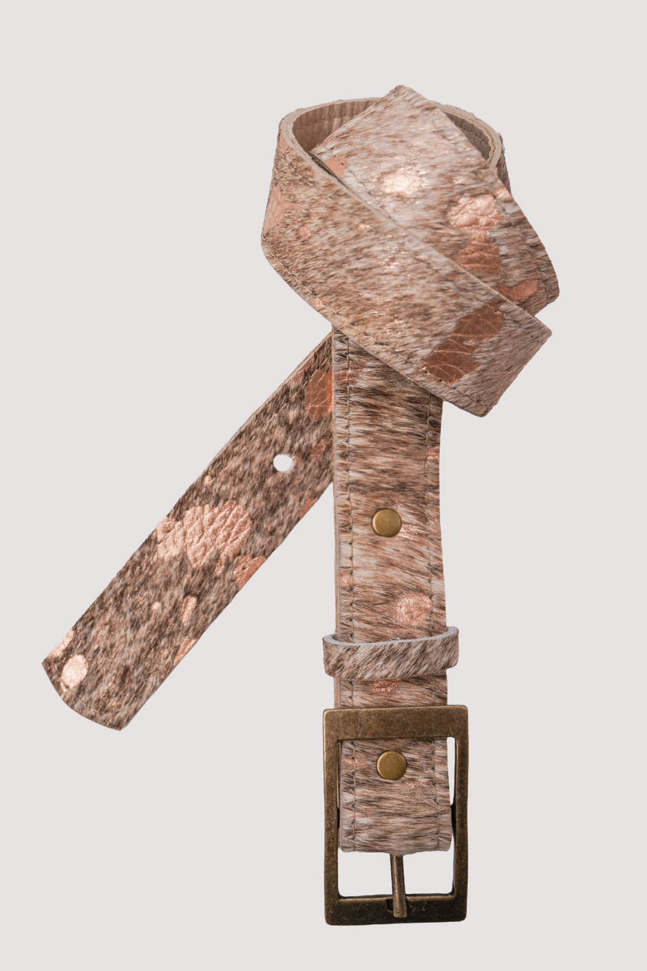 Rose Gold Nguni Belt
