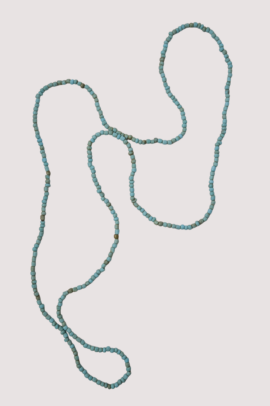 Blue Small Beaded Necklace