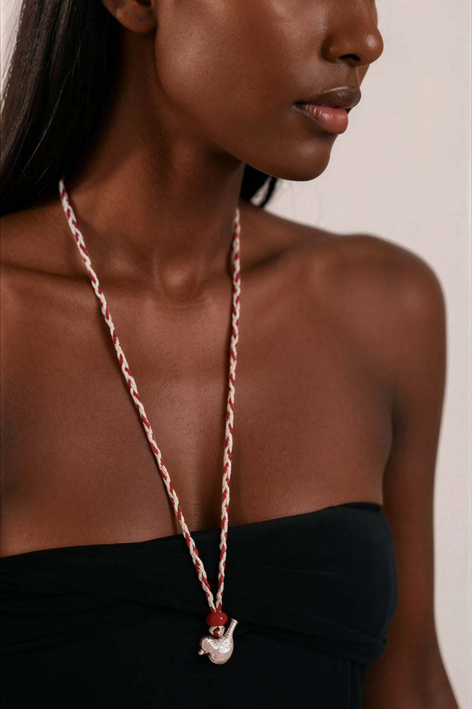 Rope & Robin Necklace
