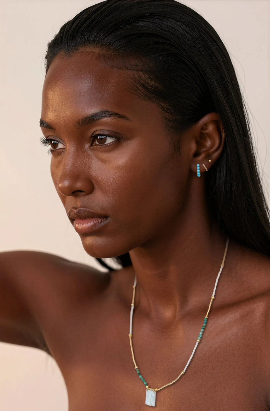 Green Santa Cielo Necklace