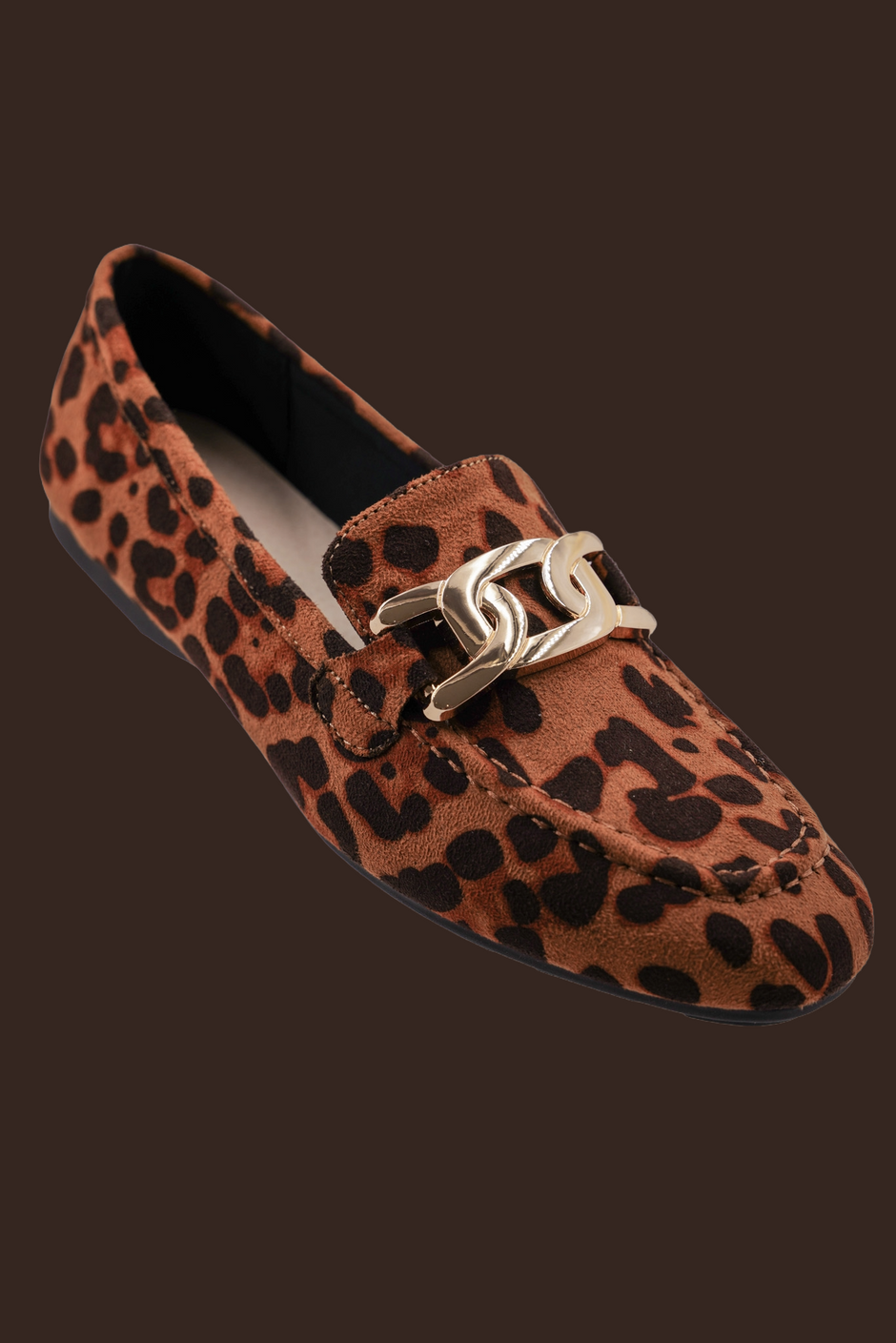 Animal Buckle Loafers