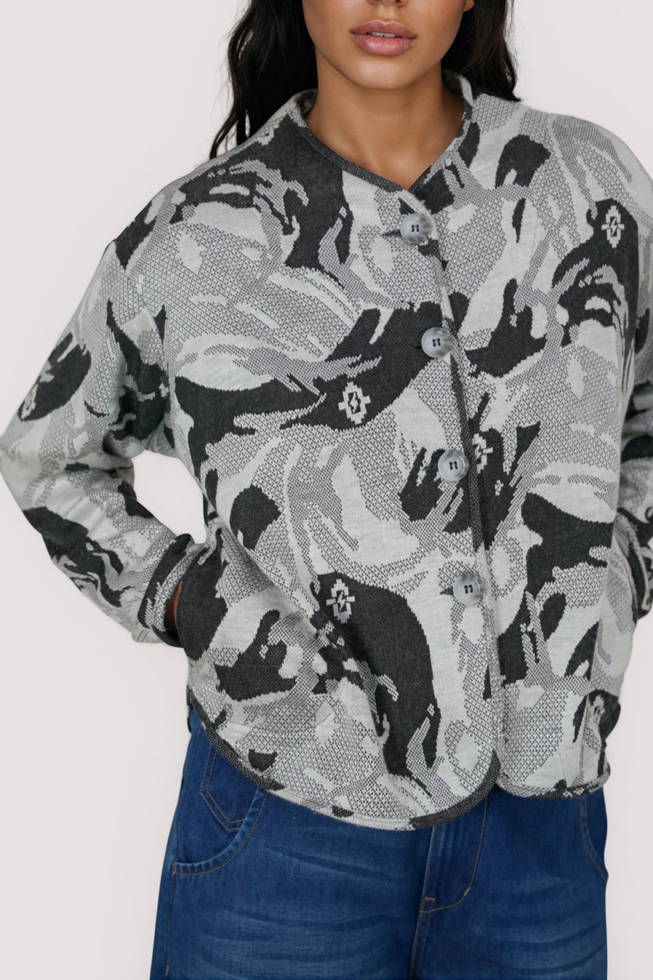 Camo Cropped Jacket