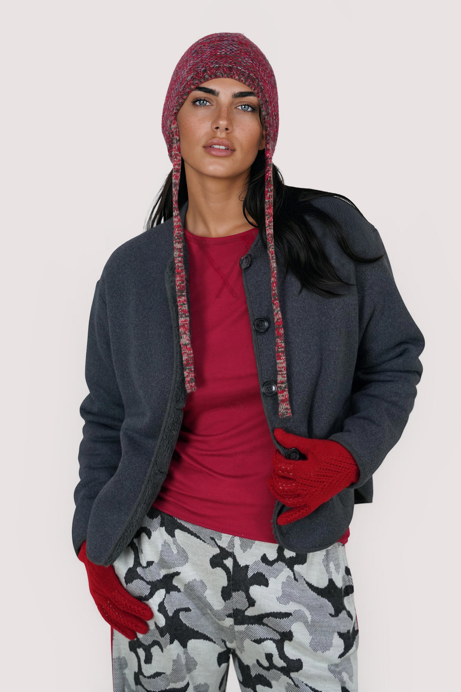 Beanie With Tie