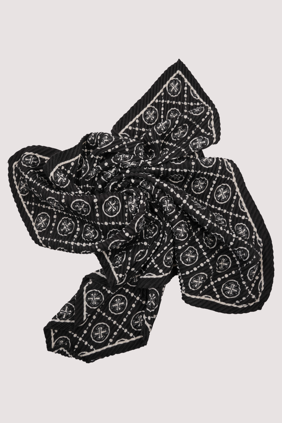 Black Shield Neck Scarf