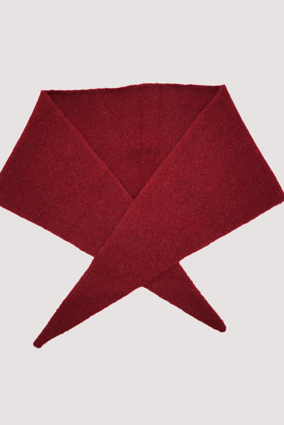 Burgundy Triangular Scarf