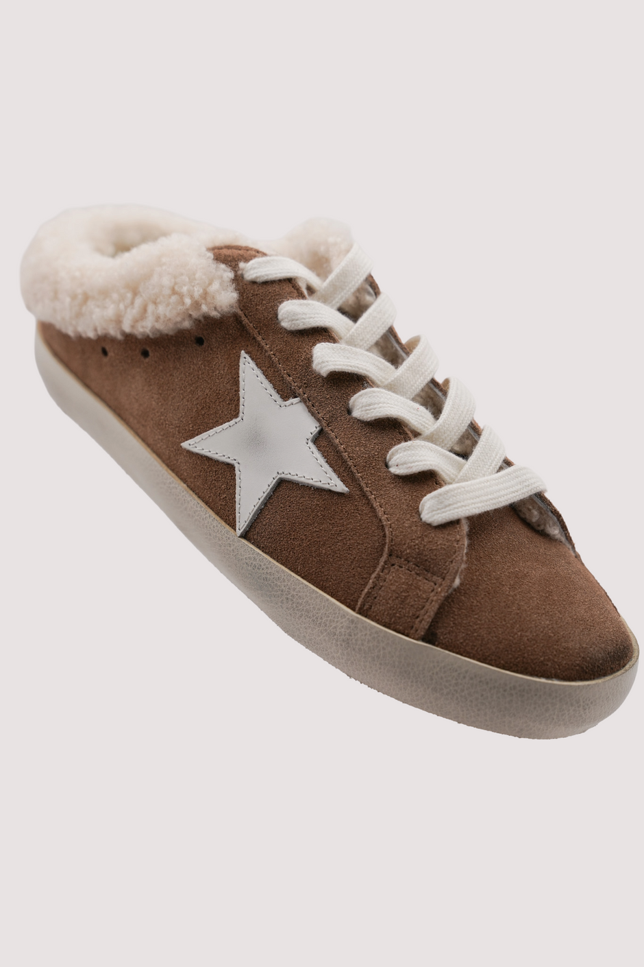 Tan Suede Slip On Sneakers