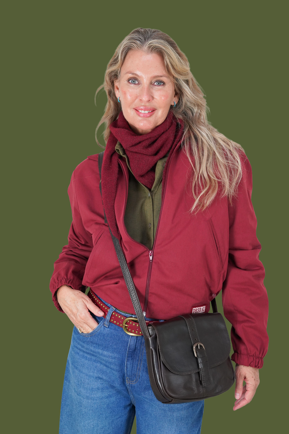 Burgundy Ruth Jacket