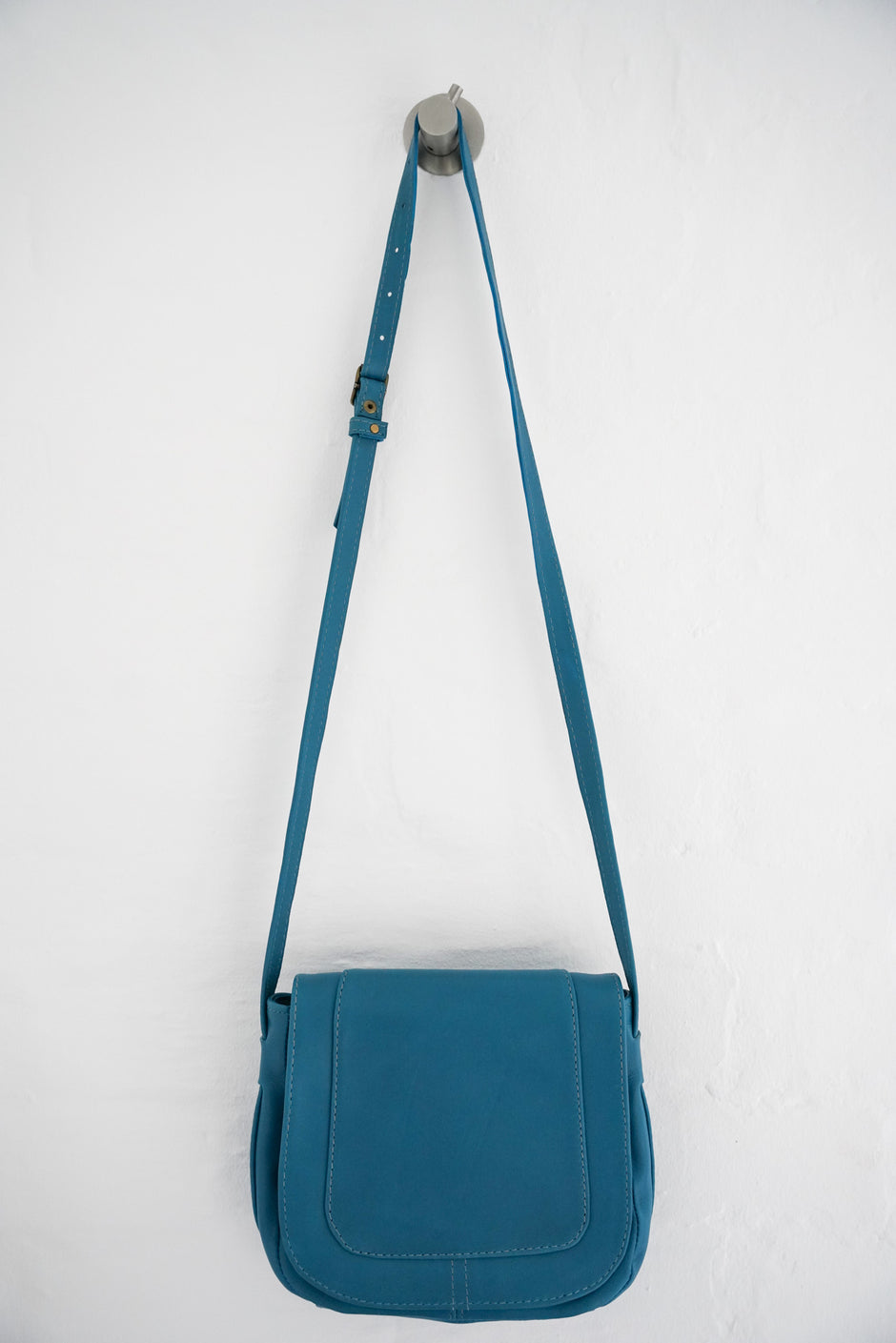 Teal Saddle Sling Bag - desray.co.za