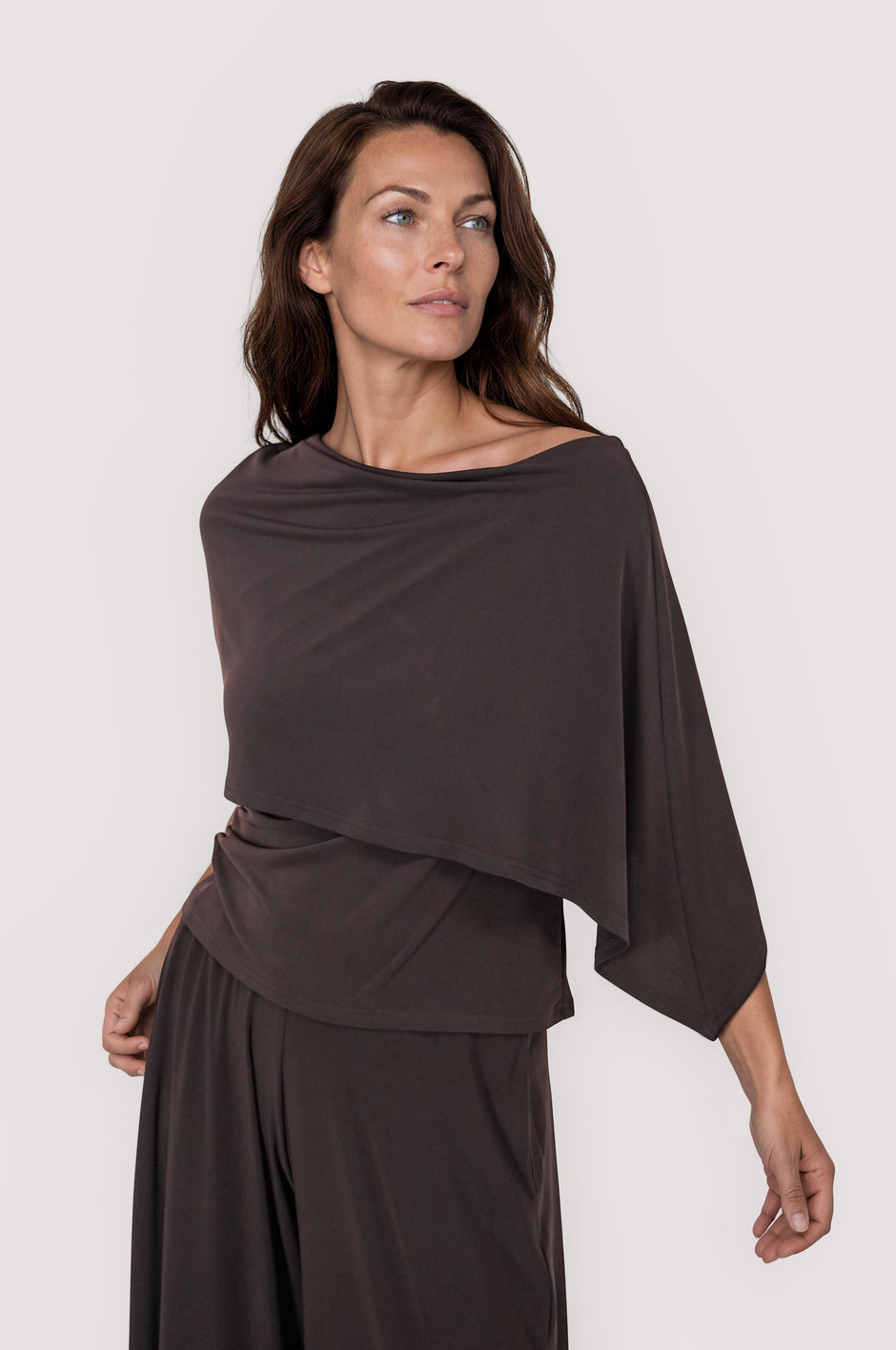 Bitter Choc Bardot Top