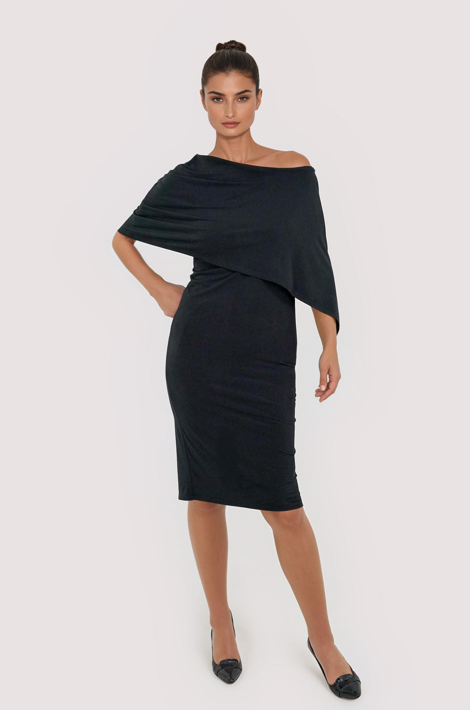 Black Bardot Dress