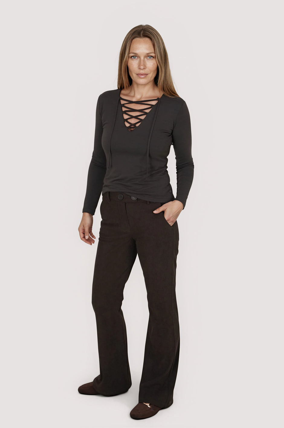 Choc Corduroy Verna Pants