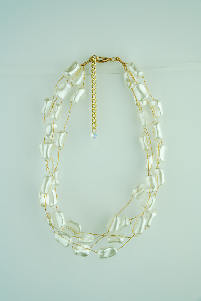 Pearl Tangled Necklace - desray.co.za