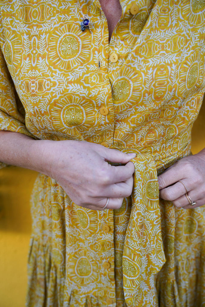 Citron Batik Dress - desray.co.za