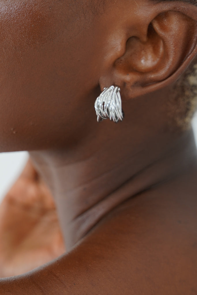 Silver Tangled Earrings - desray.co.za