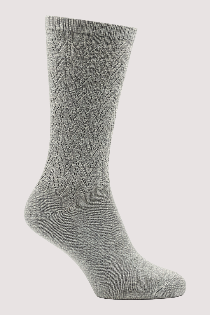 Grey Patterned Socks