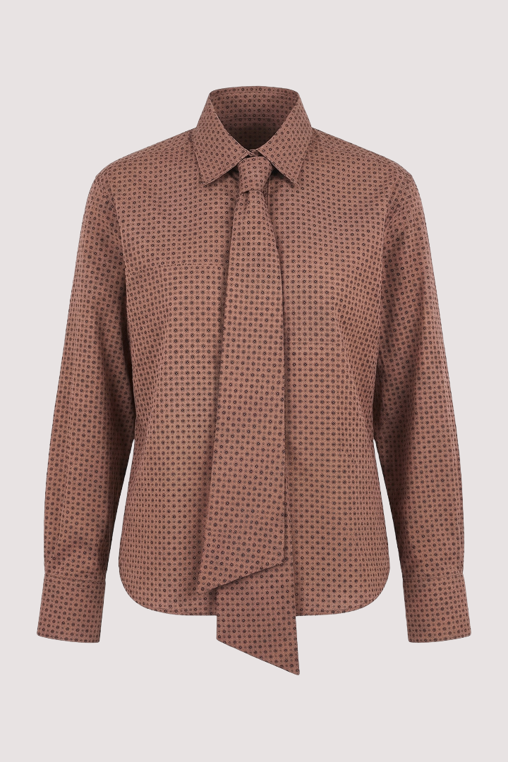 Cinnamon Diamond Tie Shirt