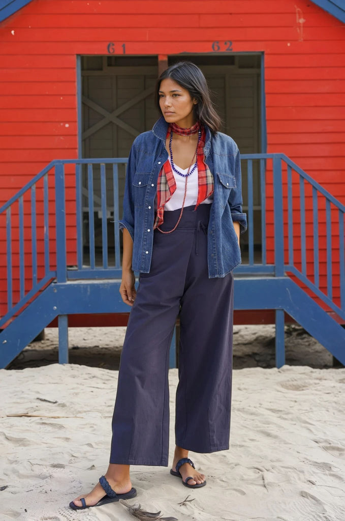 Mid Blue Denim Classic Shirt - desray.co.za