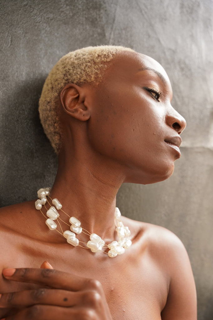 Pearl Tangled Necklace - desray.co.za