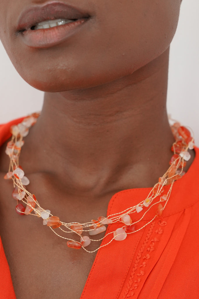 Rouge Tangled Necklace - desray.co.za