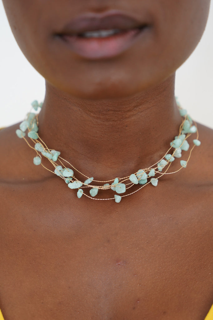 Mint Tangled Necklace - desray.co.za