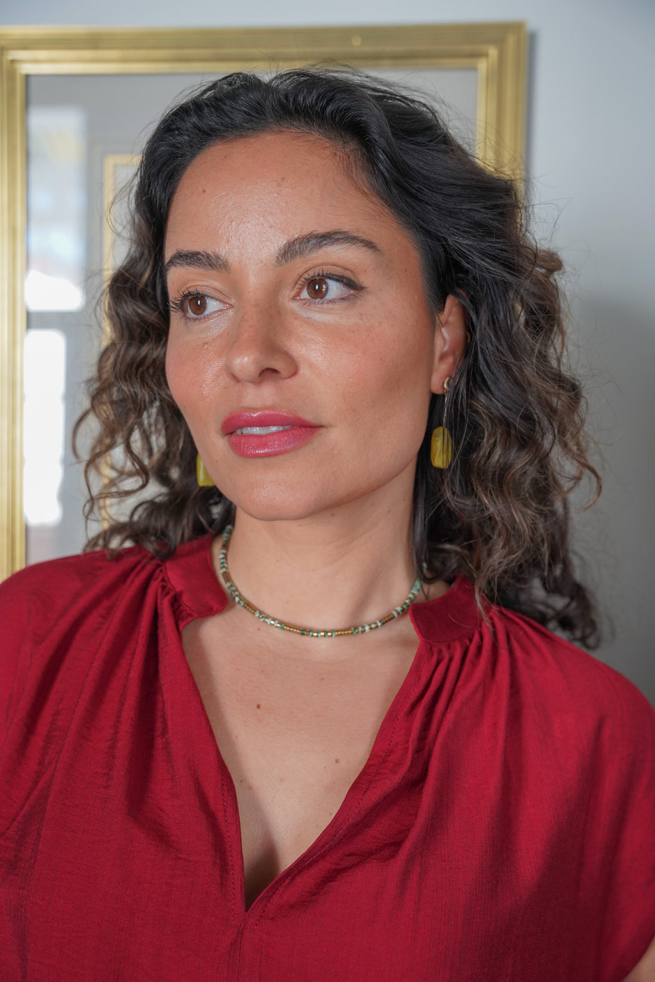 Emerald Beaded Necklace - desray.co.za