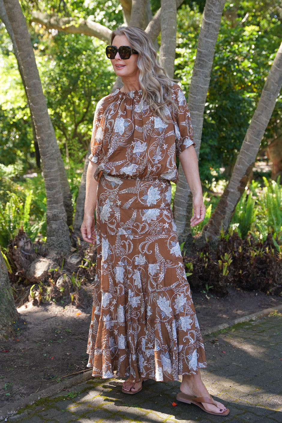 Nutmeg Ribbon Skirt
