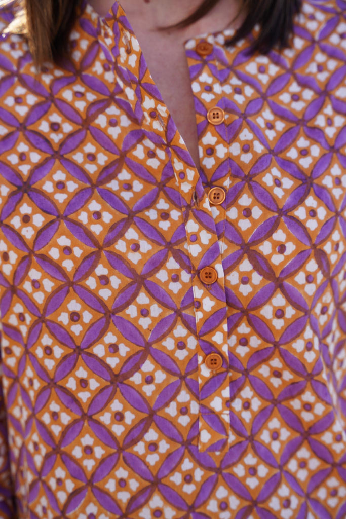 Lattice Kaftan Top - desray.co.za
