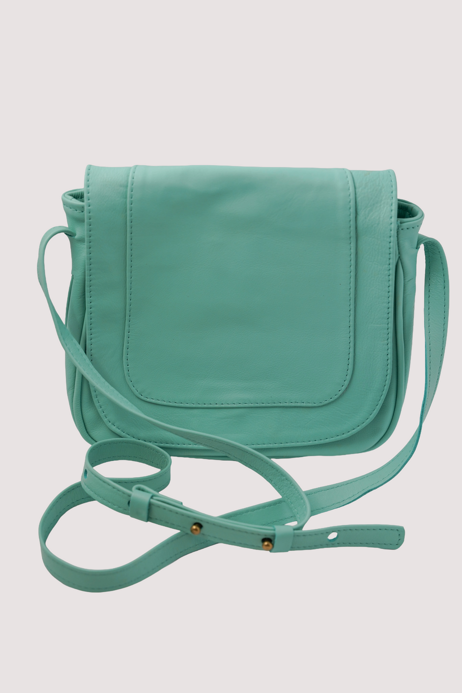 Aquamarine Saddle Sling Bag