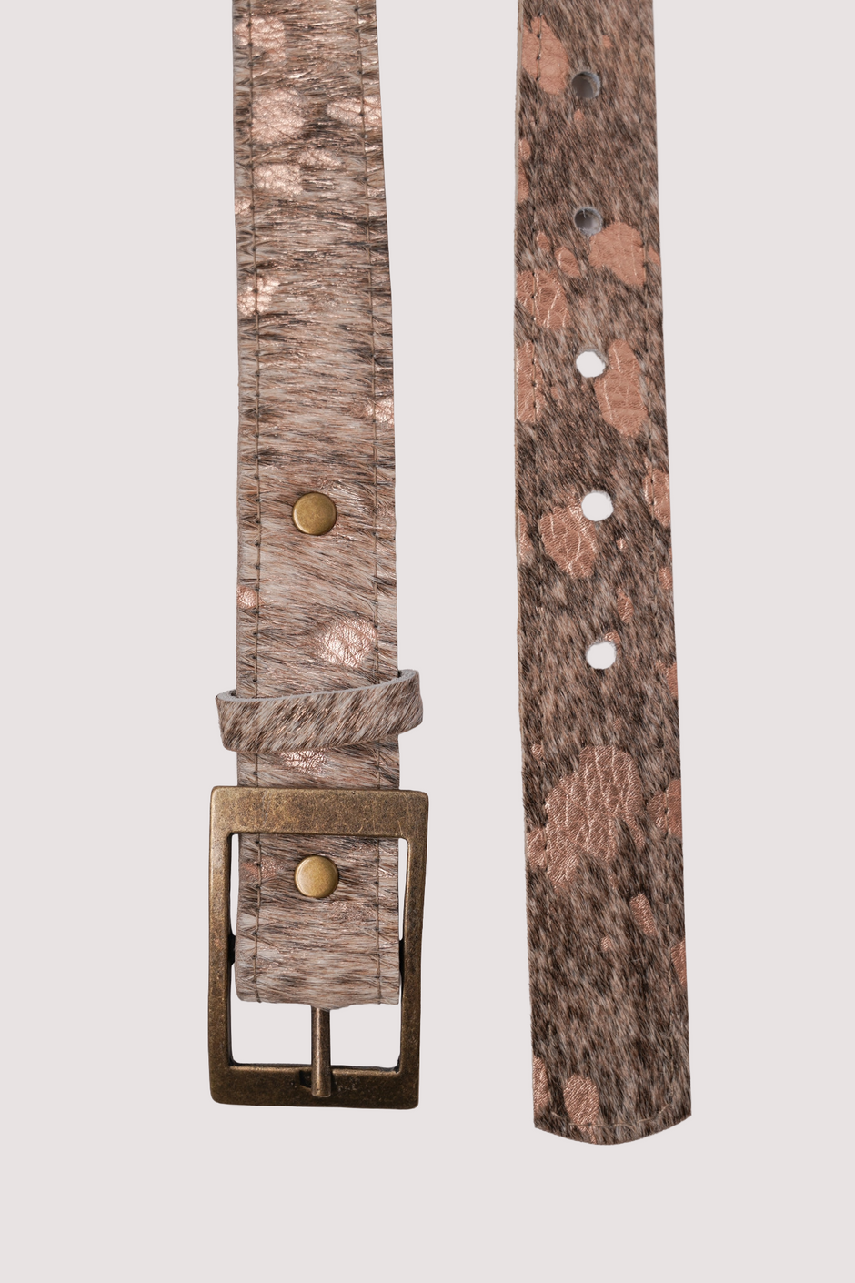 Rose Gold Nguni Belt