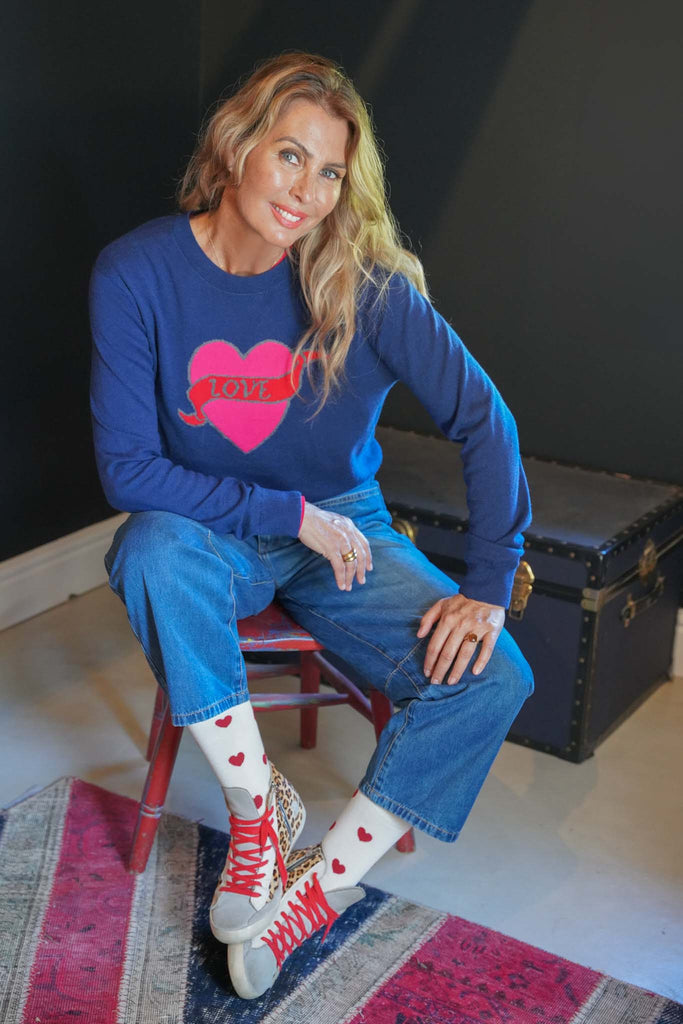 Blue Love Pullover - desray.co.za