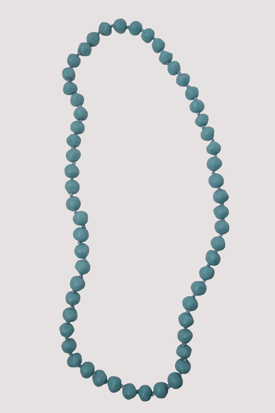 Blue Knotted Ball Necklace