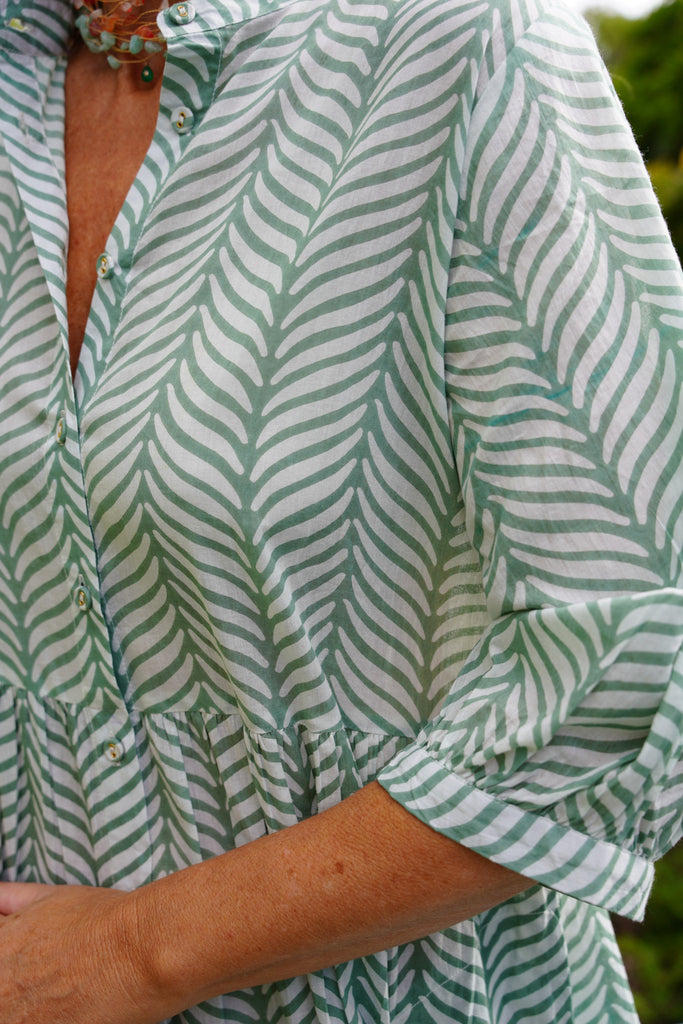 Green Fern Weekend Dress - desray.co.za
