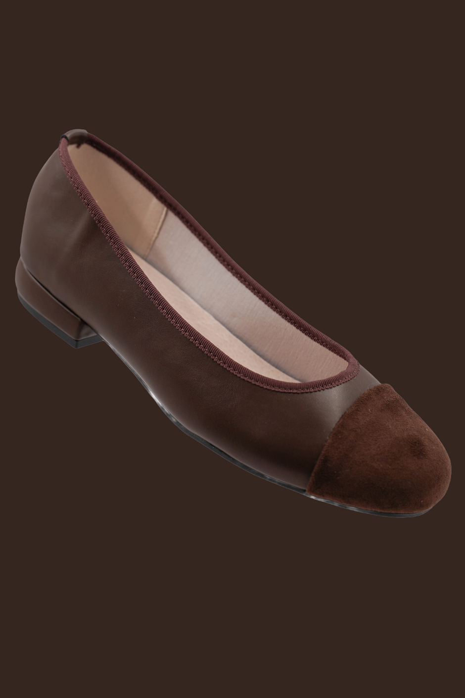 Choc Heel Ballet Pumps