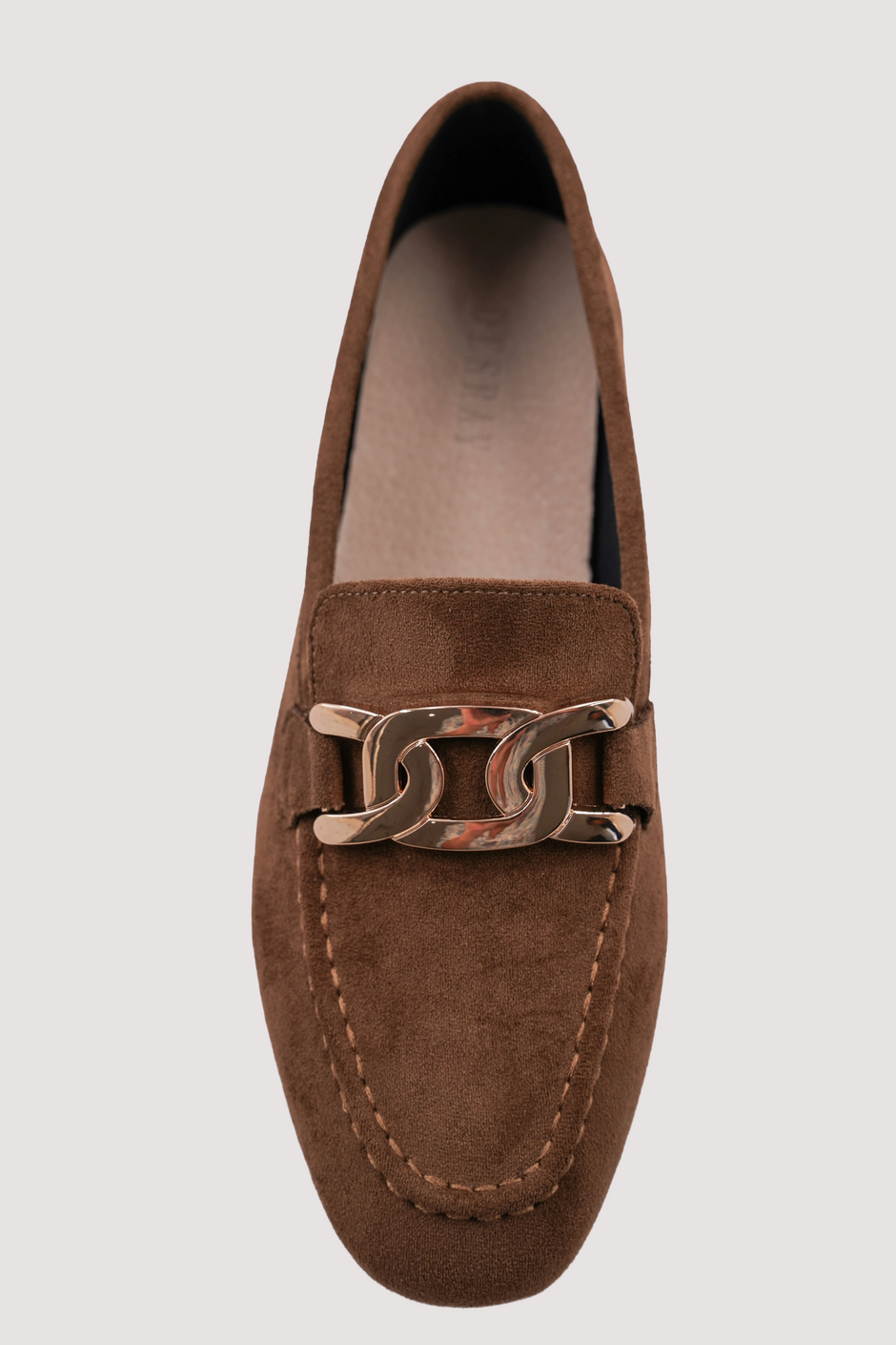 Coffee Buckle Loafers