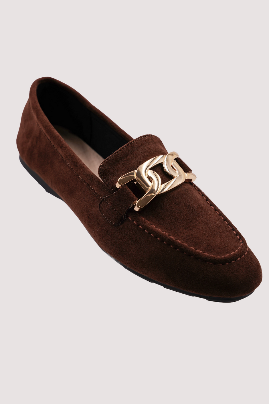 Choc Buckle Loafers
