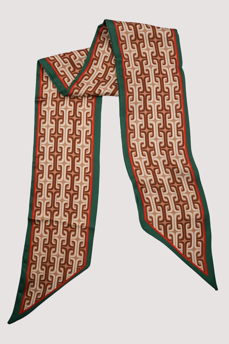 Green & Caramel Lattice Tie Rockin
