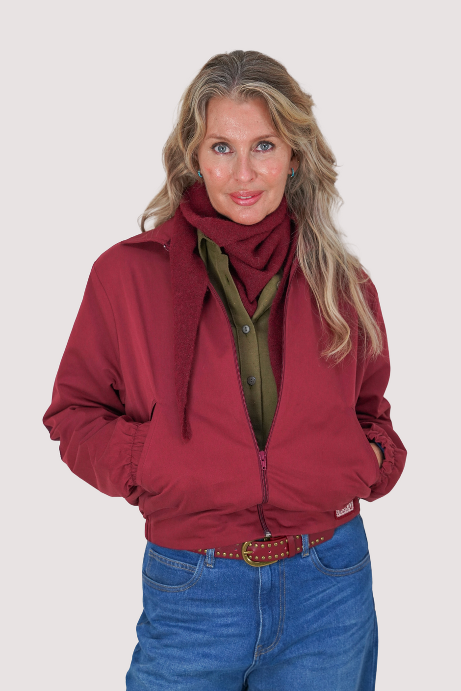 Burgundy Ruth Jacket