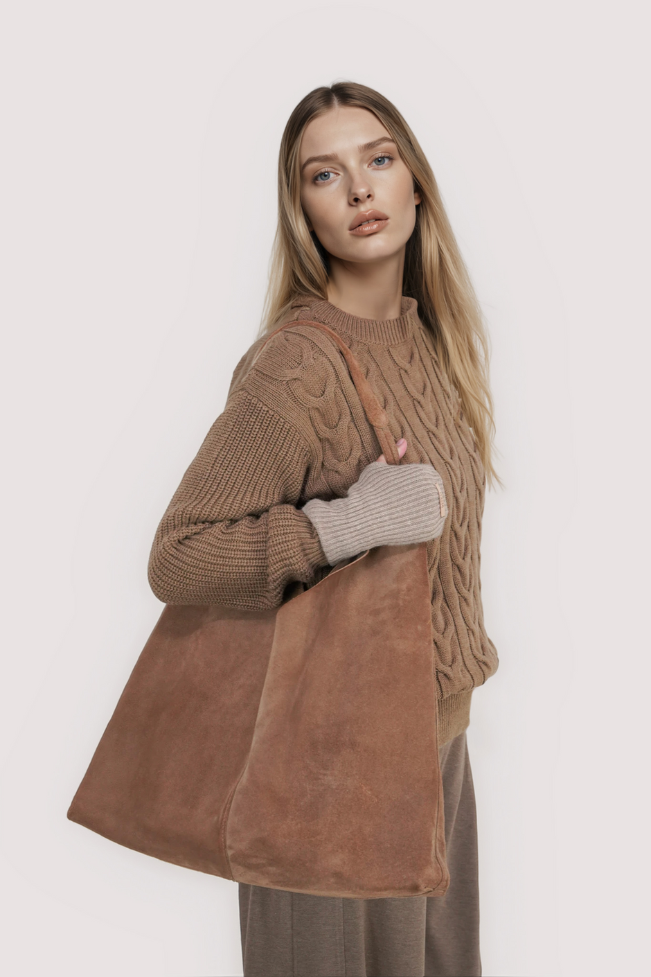 Oak Suede Tote