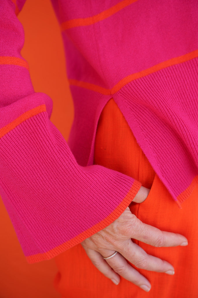 Pink & Orange A Line Pullover - desray.co.za