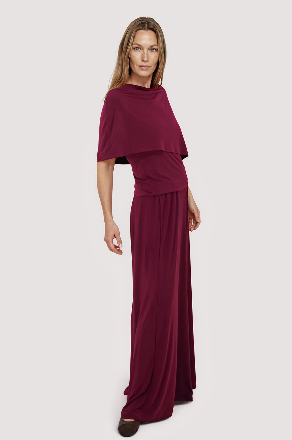 Ruby Red Luxe Palazzo Pants