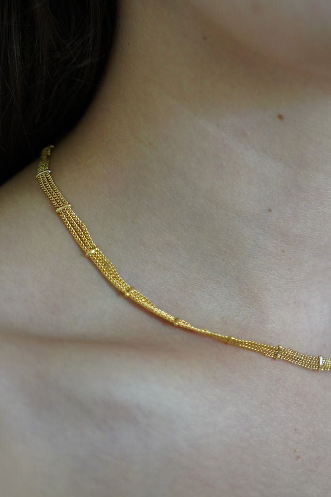 Gold Multi Chain Necklace - desray.co.za