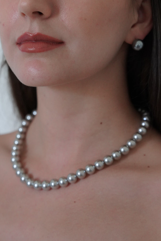 Pewter Ball Necklace - desray.co.za