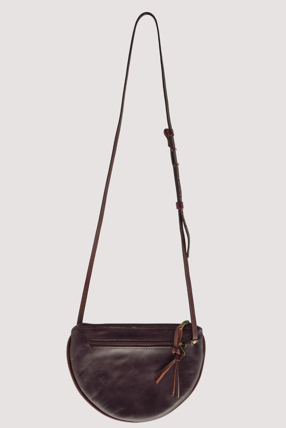 Chestnut Half Moon Bag