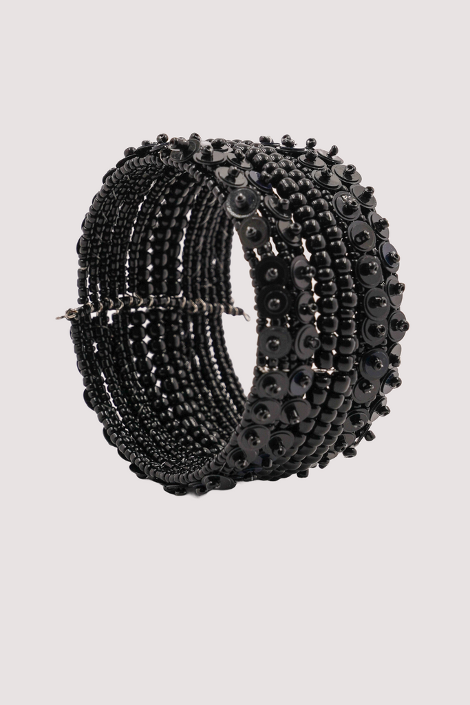 Black Sequin Cuff - desray.co.za