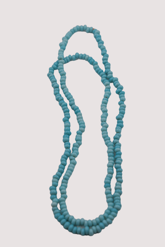 Pale Blue Glass Necklace - desray.co.za