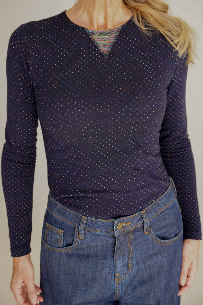 Spot Long Sleeve Tee - desray.co.za