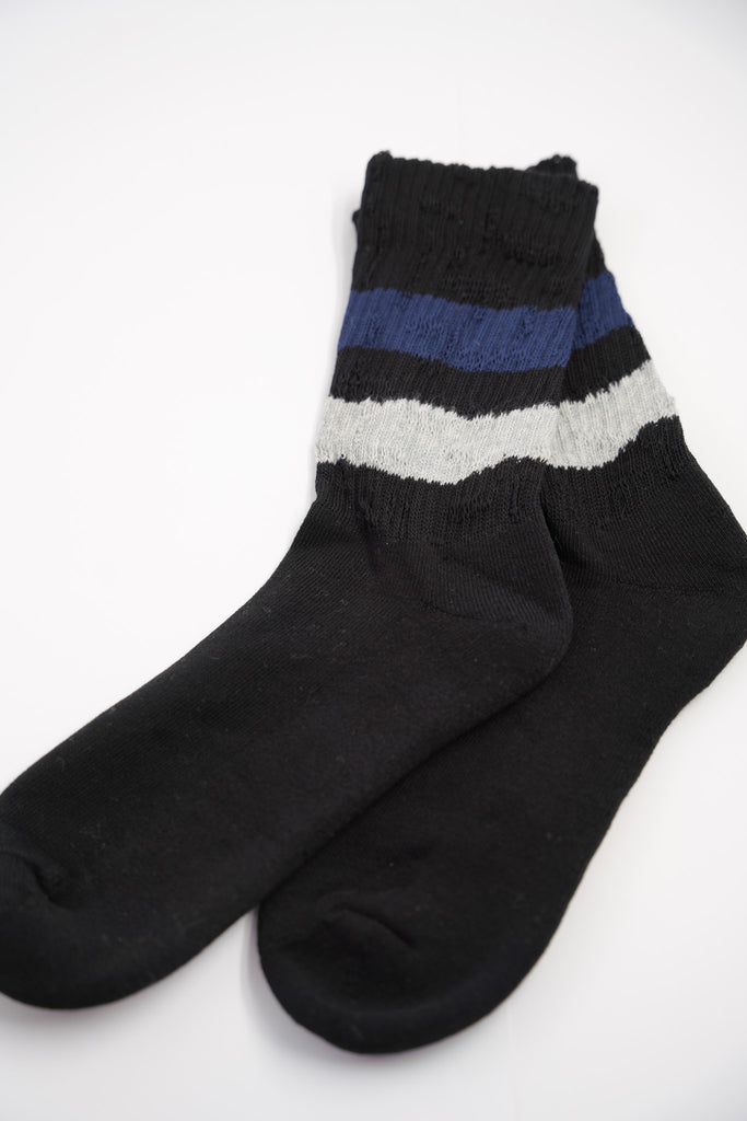 Black, Grey & Blue Vintage Socks - desray.co.za