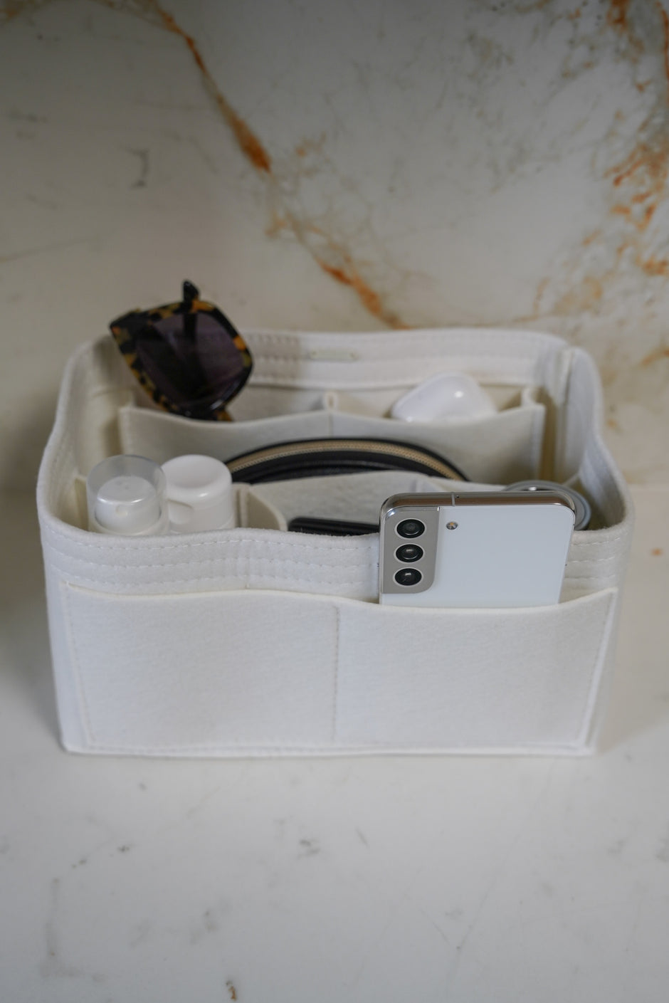 Cream Handbag Organiser - desray.co.za