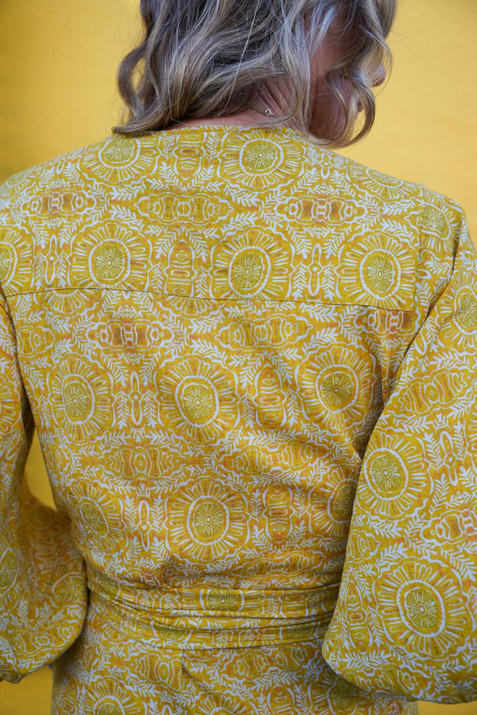 Citron Batik Dress - desray.co.za
