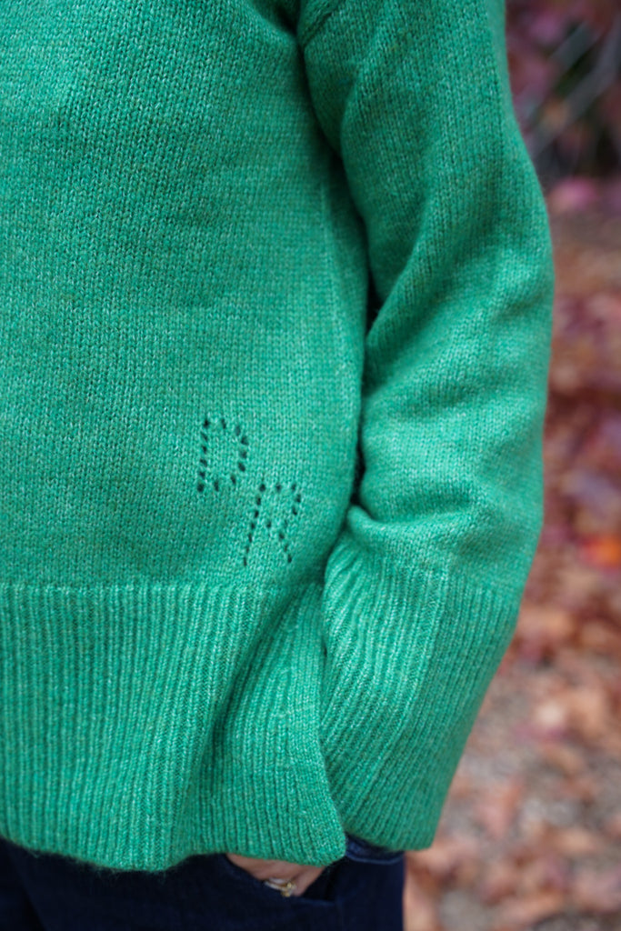 Green Wide Sleeve Pullover - desray.co.za